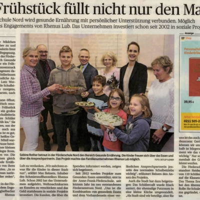 Das Frühstück füllt nicht nur den Magen